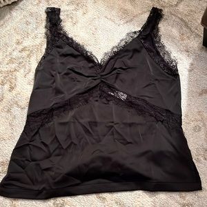 Black Lace Tank Top